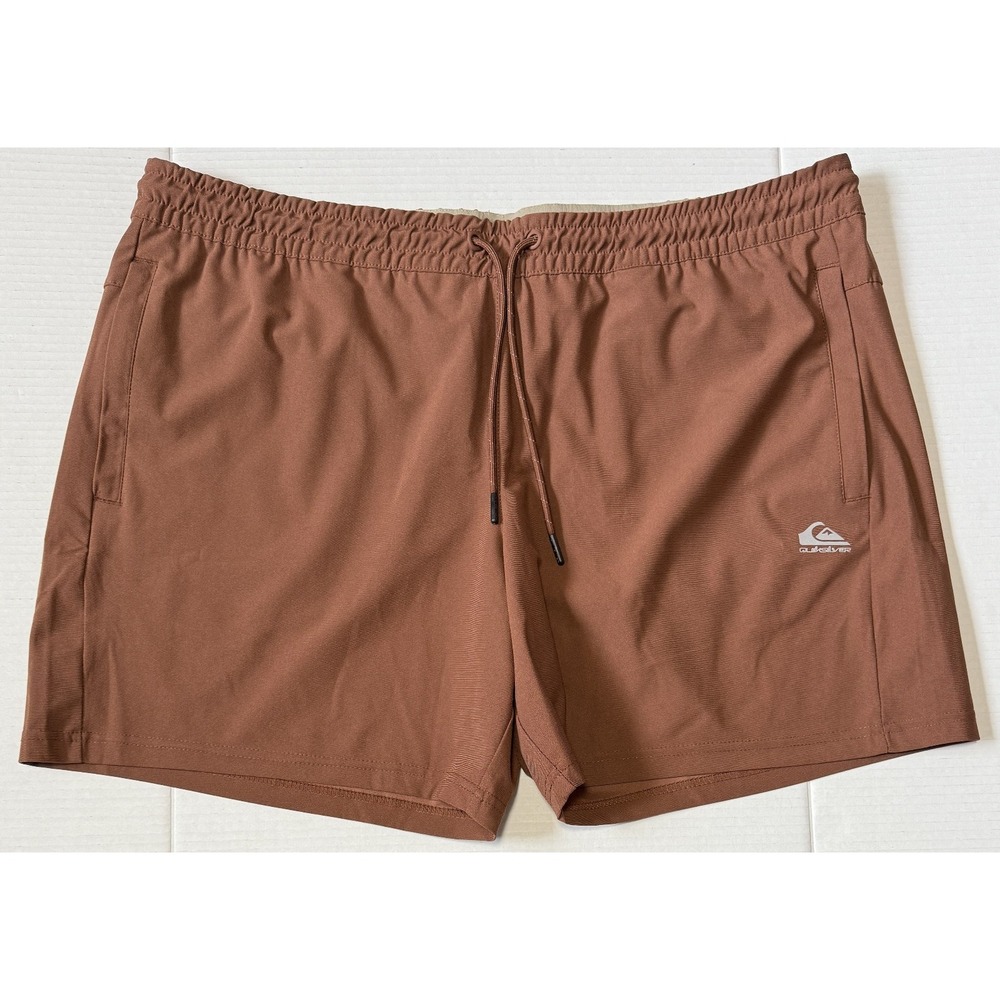 QUIKSILVER - Men's Comfort Stretch Moisture Wicking Zip Pocket Shorts - 2X-Large